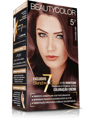 Produto Tintura beauty color kit 5.7 chocolate cafe foto 1